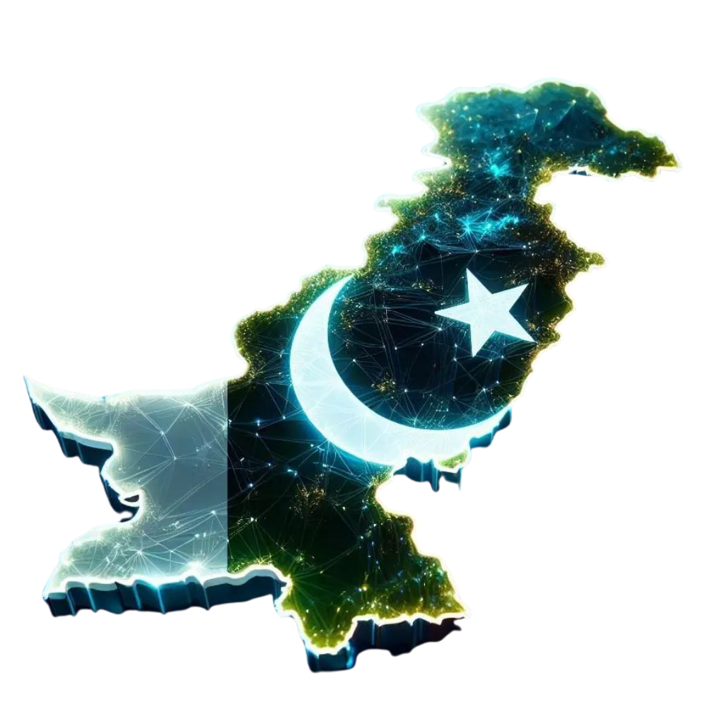 A map of Pakistan
