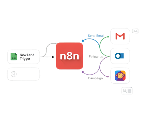 An n8n automation workflow